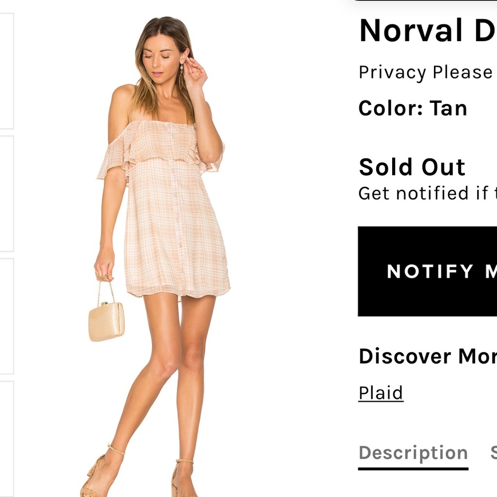 Privacy Please Plaid Norval Dress